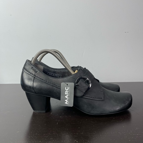 Marc Art of Walking Black Leather Shoes size 42 - Picture 6 of 9